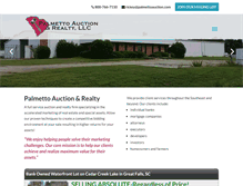 Tablet Screenshot of palmettoauction.com